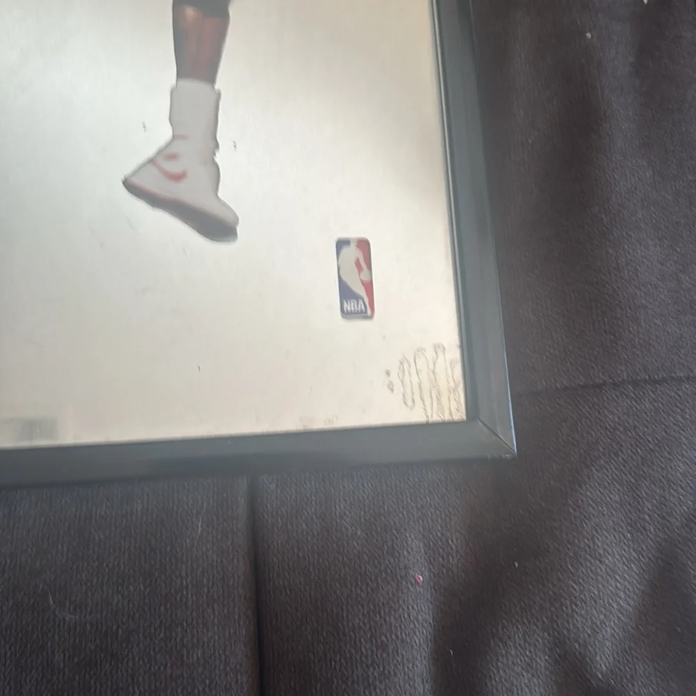 Rare Michael Jordan poster authenticated by the nba over 30 years old